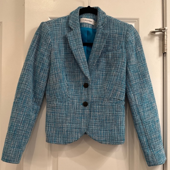 Calvin Klein Tweed Women’s Blazer - Picture 1 of 8